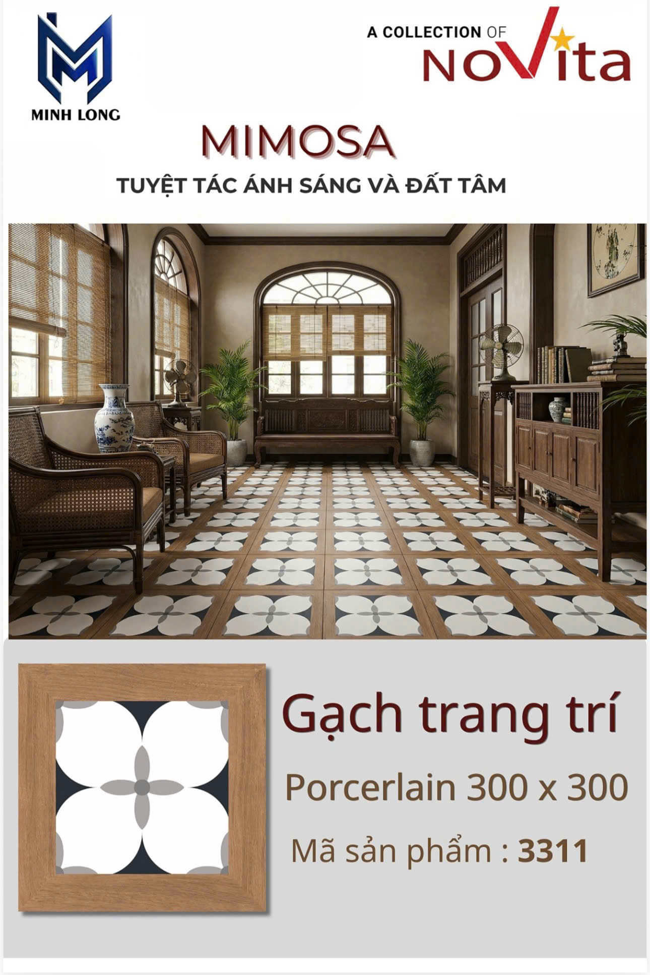 Gạch ốp lát tổng hợp 300X300